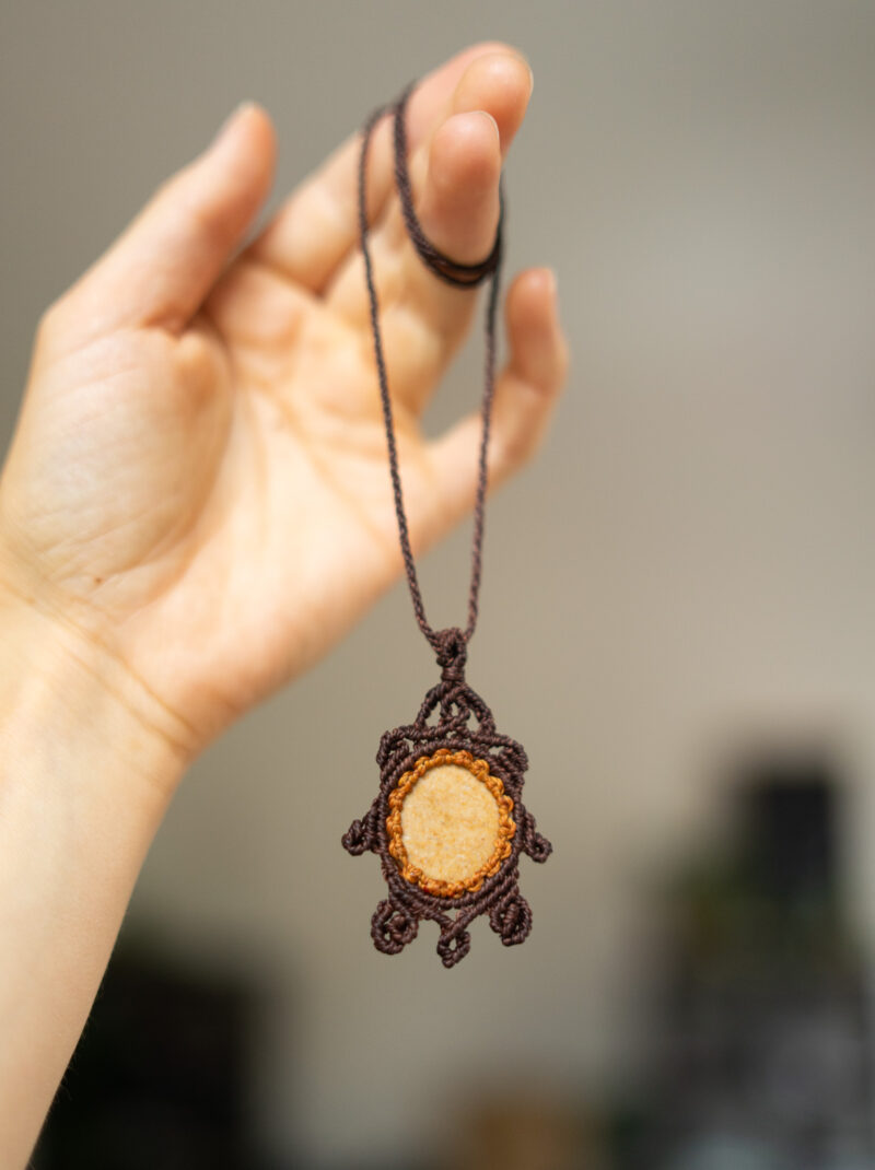 Náhrdelník Spirála se španělským oblázkem