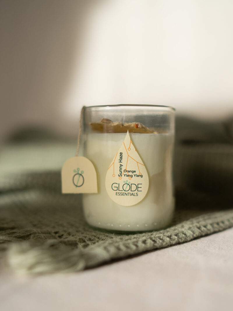 Slunečný opar ve skle