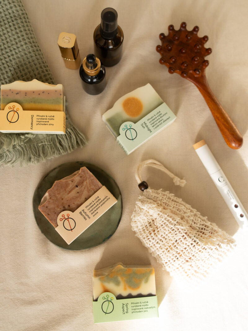 Kolekce přírodních mýdel: Čtyři roční období