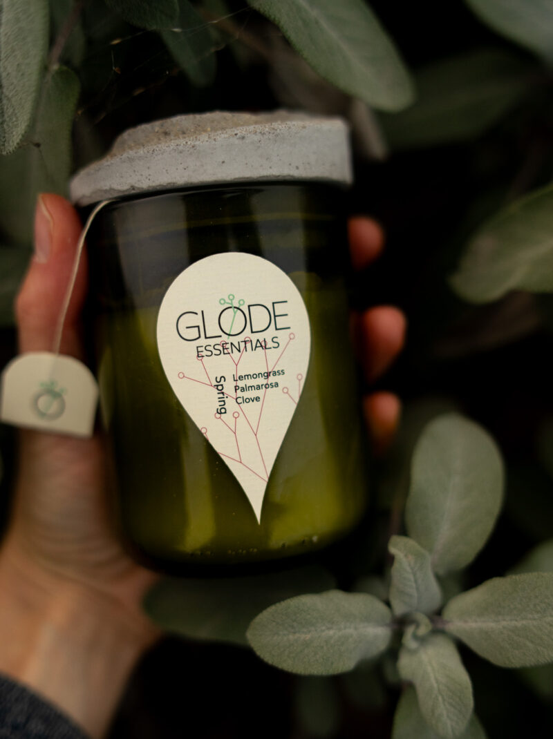 Nové Jaro ve vinném skle s betonovým víčkem